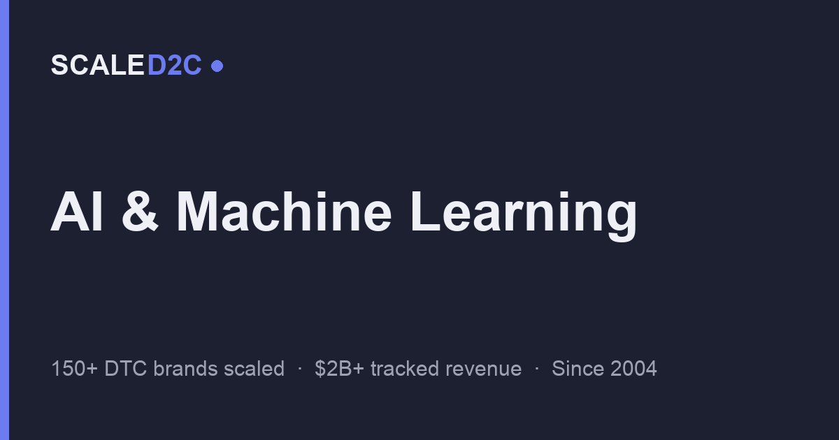 Multi-Agent AI Systems for D2C | SCALE D2C